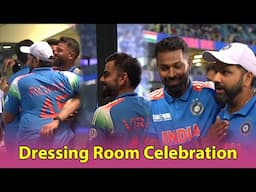 Indian Team Dressing Room Celebration After Win Australia | India VS Australia Semi Celebration