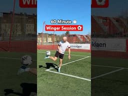 How To Train Alone As A Winger ⚽️ #soccer #football #youtubeshorts