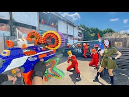Nerf War | Amusement Park Battle 117(Nerf First Person Shooter)