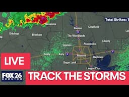 LIVE: Houston-area radar | Storms moving into Houston area (no audio)
