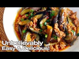 Japanese Spicy Miso Eggplant Stir-Fry with Pork | Quick Dinner Idea
