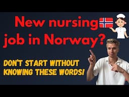 Norwegian for Nurses 🇳🇴 | Basic Phrases You MUST Know