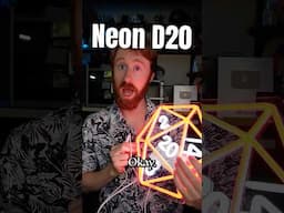 Is that too bright?? 🎲 #dnd #review #neon #decor #deckofdmthings