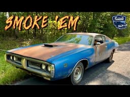 ‘71 Super Bee Update | Hood Re-Install and Burnouts!