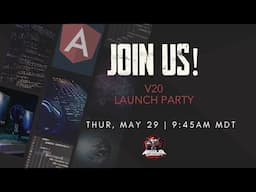 Angular 20 Launch Party with the Angular Community Meetup