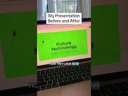 Presentation Makeover Before & After