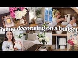 HOME DECORATING IDEAS ON A BUDGET 2025 | home decor haul & living room decorating ideas!