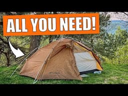 Minimal Gear for a Comfortable Camp
