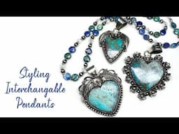 ✨ How to Make an Interchangeable Pendant Necklace + Styling New Beads & Pendants! | DIY Tutorial ✨