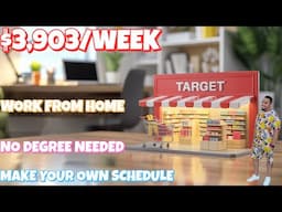 TARGET WILL PAY YOU $16,916/MONTH | WORK FROM HOME | REMOTE WORK FROM HOME JOBS | ONLINE JOBS