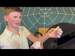 Giant Spider Surprise Egg with HobbyFamilyTV