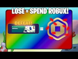 If I LOSE I Spend ROBUX In SpongeBob Tower Defense (I go broke😭)