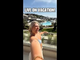 MY FIRST LIVE ON VACATION | Rosie McClelland