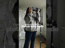 Turning my Apartment into a Photography Studio for the Day