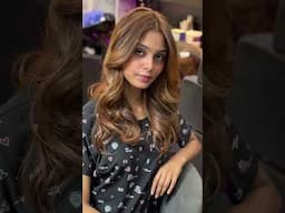 HAIR GLOBAL COLOUR WITH NANOPLASTIA IN MY SALON ❤️ #hairtransformation