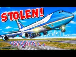Police Chase STOLEN Air Force One in GTA 5! But It Ends Badly...