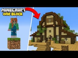 Building an Animal Farm in ONE BLOCK Minecraft!