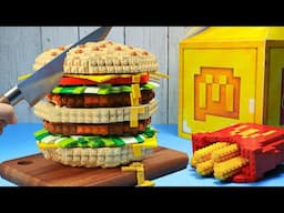 I Tried the New LEGO Minecraft Movie MCDONALD'S HAPPY MEAL IRL Challenge  🍟💎⛏️