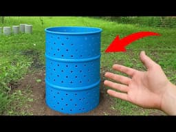 Amazing Inventions of 60 Year Old Plumber! Free recycling tips from PVC pipes Empty bottles