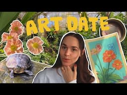 a day at the gardens 🌷🌱 (newport beach + gouache painting)