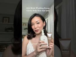Glowy body skin that lasts on your wedding day 🧴✨