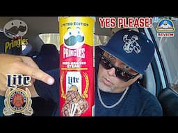Miller Lite® Beer - Braised Steak Pringles Review! 🍺🥩🥔 | Is This The BEST Of The 3? | theendorsement
