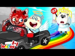 Demon Learns the Rules of Conduct in Heaven! 😇😈 Angel vs Demon 🇨🇦 Funny Kids Cartoon
