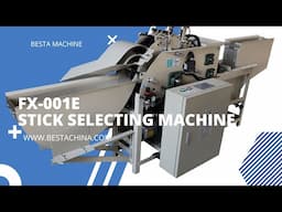 Wooden Tongue Depressor Stick Selecting Machine