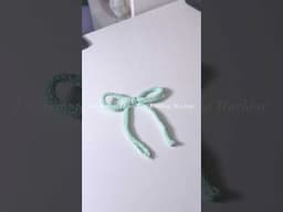Knit Bow Accessories made on Knitting machine #knitting #icord #knitbow #knittingmachine #knitdesign