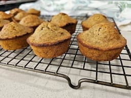 Cupcakes de plátano avena y linaza sin gluten - En Vivo