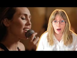 'I'm not crying, you're crying' Vocal Coach Reacts to Miley Cyrus 'End of the World' LIVE