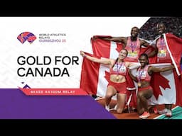 Canada takes control in mixed 4x100m final 💥 | World Athletics Relays Guangzhou 25