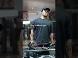 My workout split #gym #bodybuilding #motivation