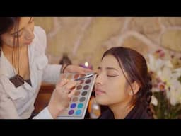Darlyn's ASMR makeup tutorial with soft whispering sounds to help sleep & relax