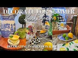 DECORATE YOUR KITCHEN FOR SUMMER 2025! 🍋 Easy & Affordable Decorating!