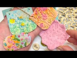 Making Wood Stencils, Stamps and Coasters- Polymer clay and Resin jewelry