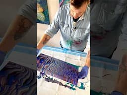 The Preztel pour! #fluidartist #artstyle #acrylicpainting #painting #fluidart #art #painting #fyp