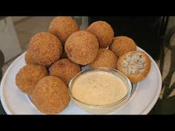 Louisiana Boudin Balls with Remoulade Sauce