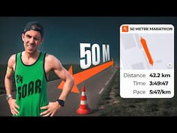 I Ran a Marathon in a Straight Line