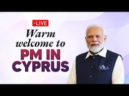 LIVE 🔴 PM Modi Arrives in Cyprus | Grand Welcome Ceremony | India-Cyprus Ties Strengthen