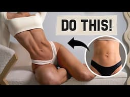 The Way to SHRINK Your Waist - 8 Exercises for Best Results! Pilates, No Equipment, At Home Workout