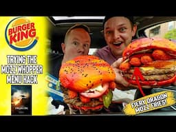 THE MOZZ WHOPPER! | Burger King How To Train Your Dragon Menu Hack | Number Six With Cheese