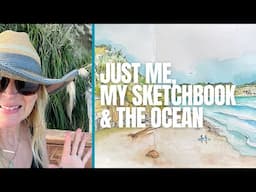 Just Me, My Sketchbook + The Ocean - An Artist Date by the Sea