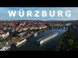 Würzburg , Germany 🇩🇪 | 4K Drone Footage (With Subtitles)