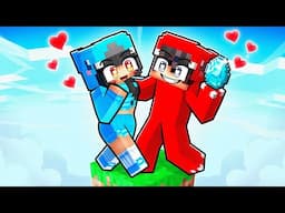 I Became a E-GIRL, And He Gave Me FREE STUFF on One Block in Minecraft!
