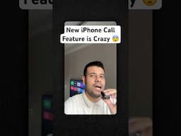 New iPhone Call Feature is Crazy 😨