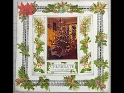 CRAFTERS ❤ Christmas ❤ How to make a festive Scrapbooking Page Tutorial Anna Griffin [Dec 2023]