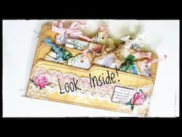 Using Book Pages and A File Folder - Very Special Organizer - Tutorial