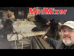 MudMixer TOO MUCH For One Day-  231 Bags and 18,480 lbs of Concrete