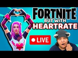 🔴Live: Fortnite ZB As A Beginner AND Heart Rate Monitor
